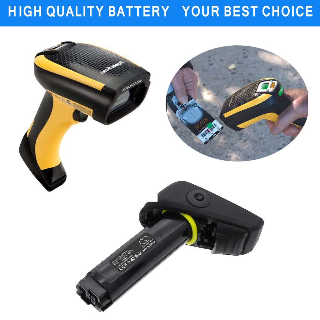 RBP-9000 för Datalogic, 3.7V, 3350mAh