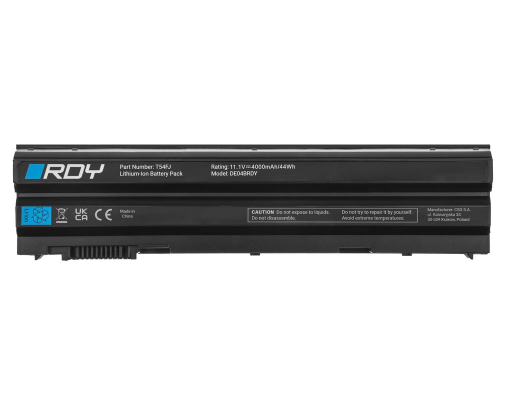 RDY-batteri M5Y0X T54FJ 8858X for Dell Latitude E5420 E5430 E5520 E5530 E6420