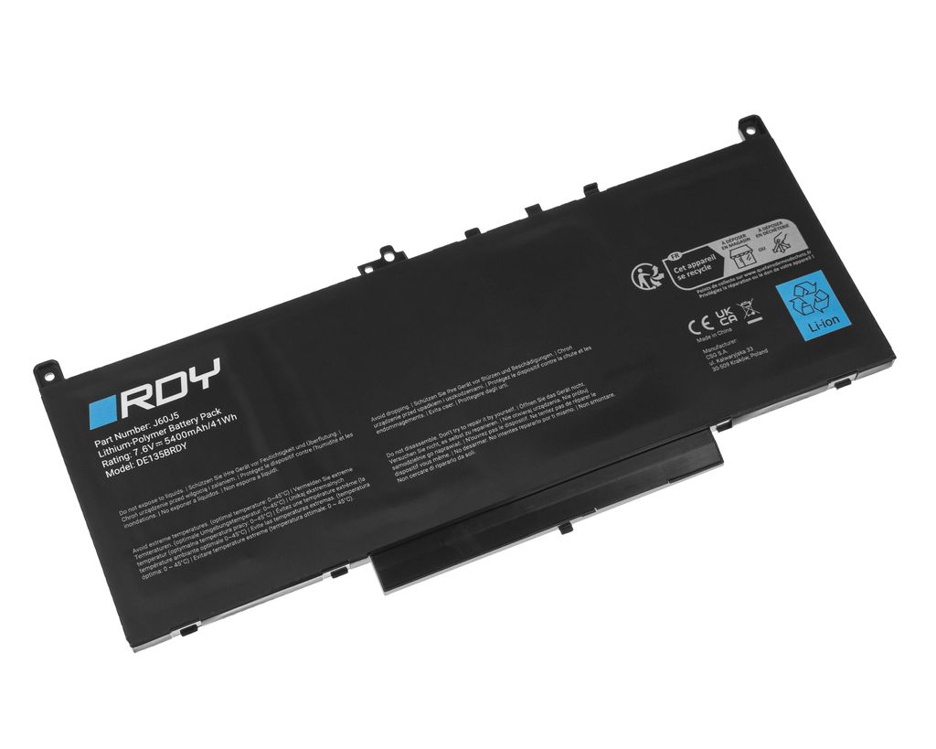 RDY Laptop Batteri J60J5 til Dell Latitude E7270 E7470