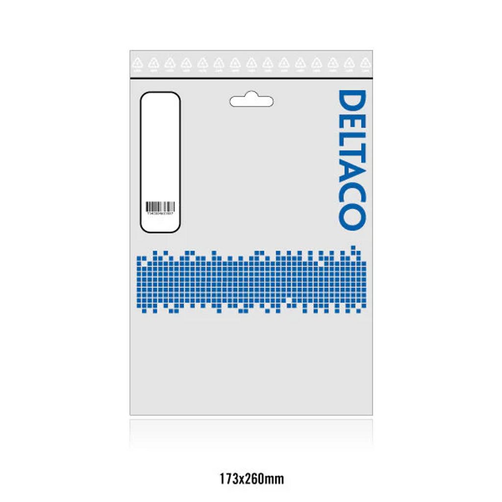 Modem cable DB9 female-female, 2m - Grey