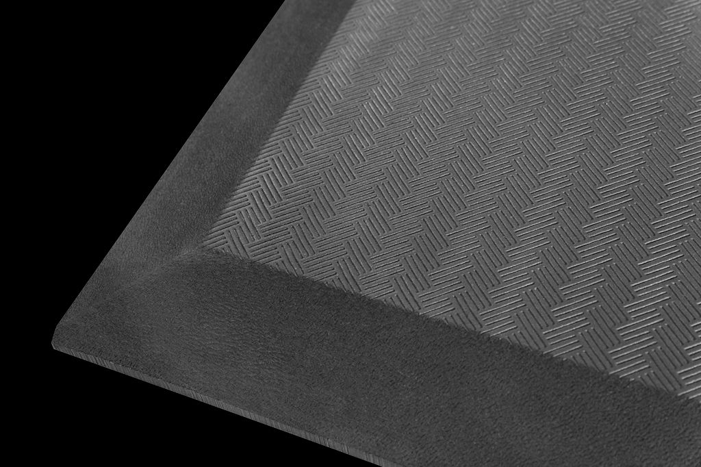 Deltaco ergonomisk ståmatta – svart 510 x 810 mm