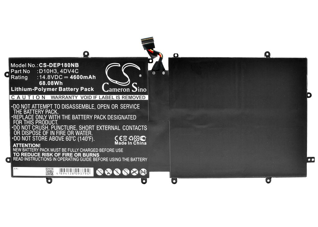 Dell Dell XPS 18 1820, 14.8V, 4600 mAh
