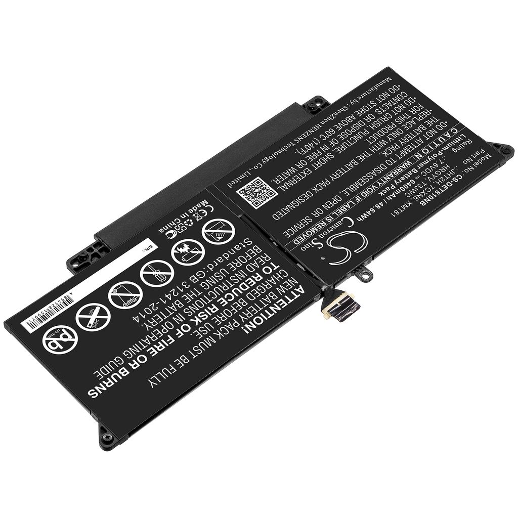 Dell H0DN8, 7.6V, 6400 mAh
