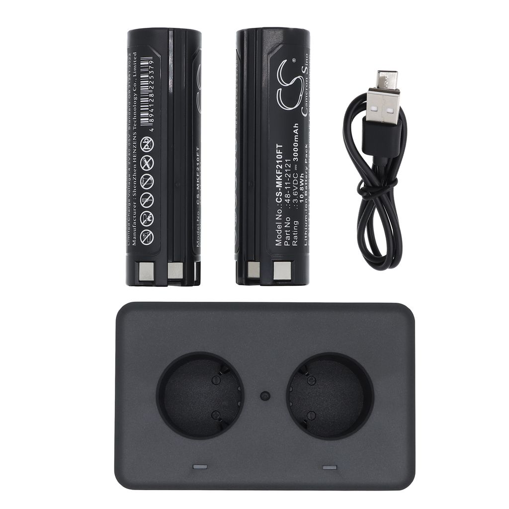 Akkuladegerät für Milwaukee 2112-21 usw.