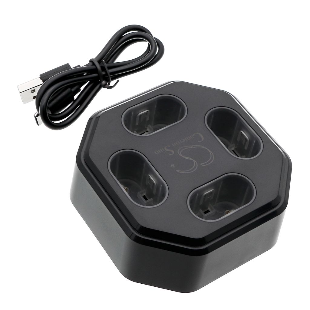 Laddningsstation för 4 batterier för Xbox XSS, Xbox XSX, Xbox X1, Xbox X1 Elite-kontroll