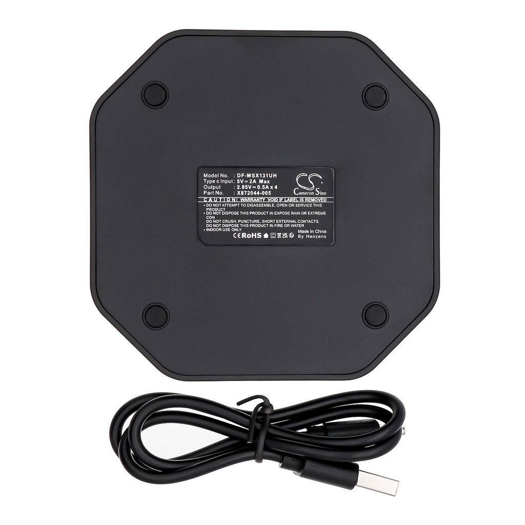 Laddningsstation för 4 batterier för Xbox XSS, Xbox XSX, Xbox X1, Xbox X1 Elite-kontroll