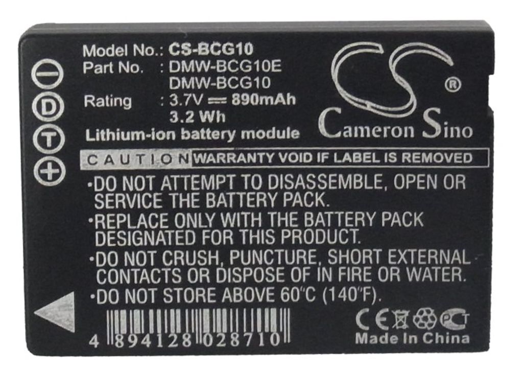 Panasonic Lumix DMC-TZ8, , 890mAh