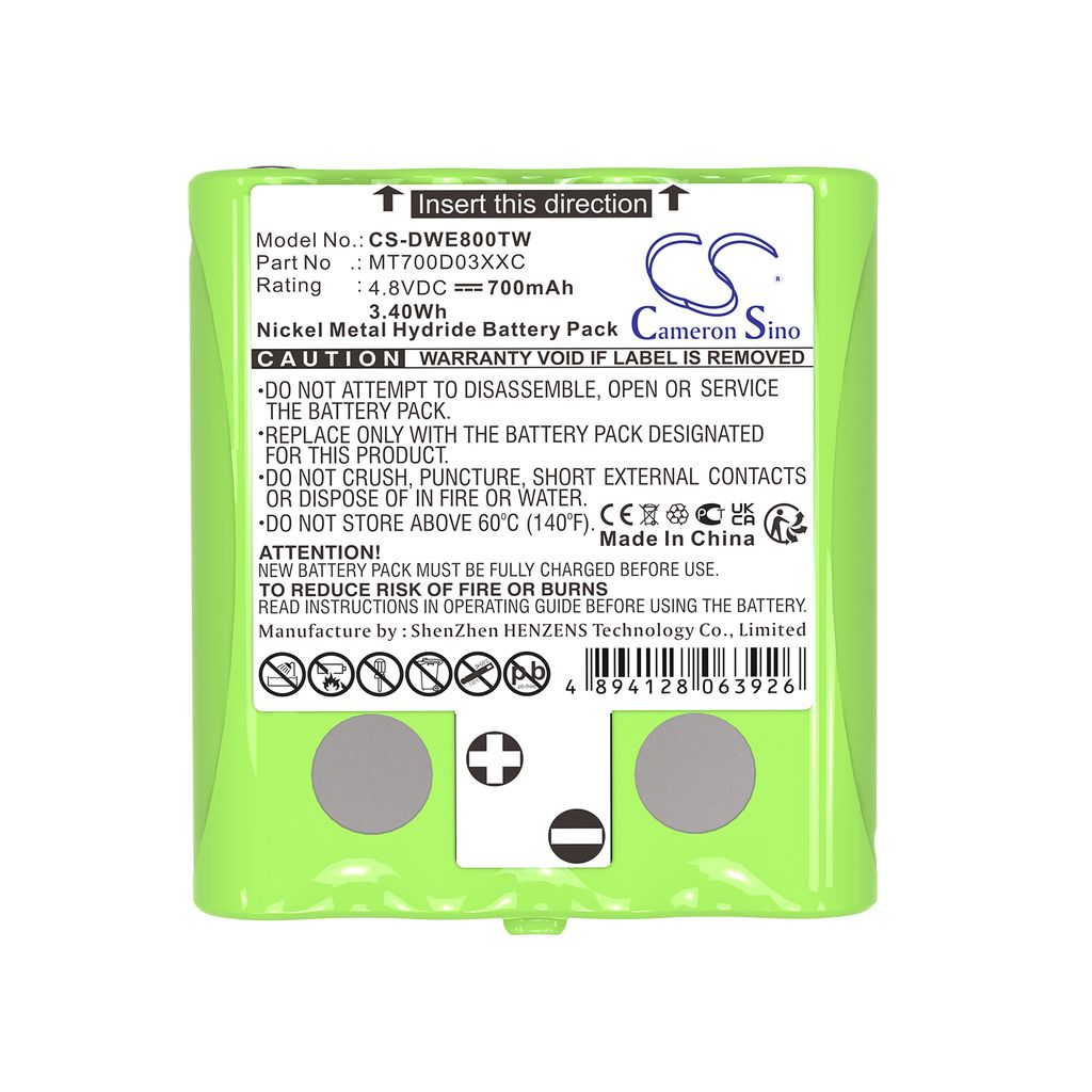 Detewe Outdoor PMR 8000, 4.8V, 700 mAh