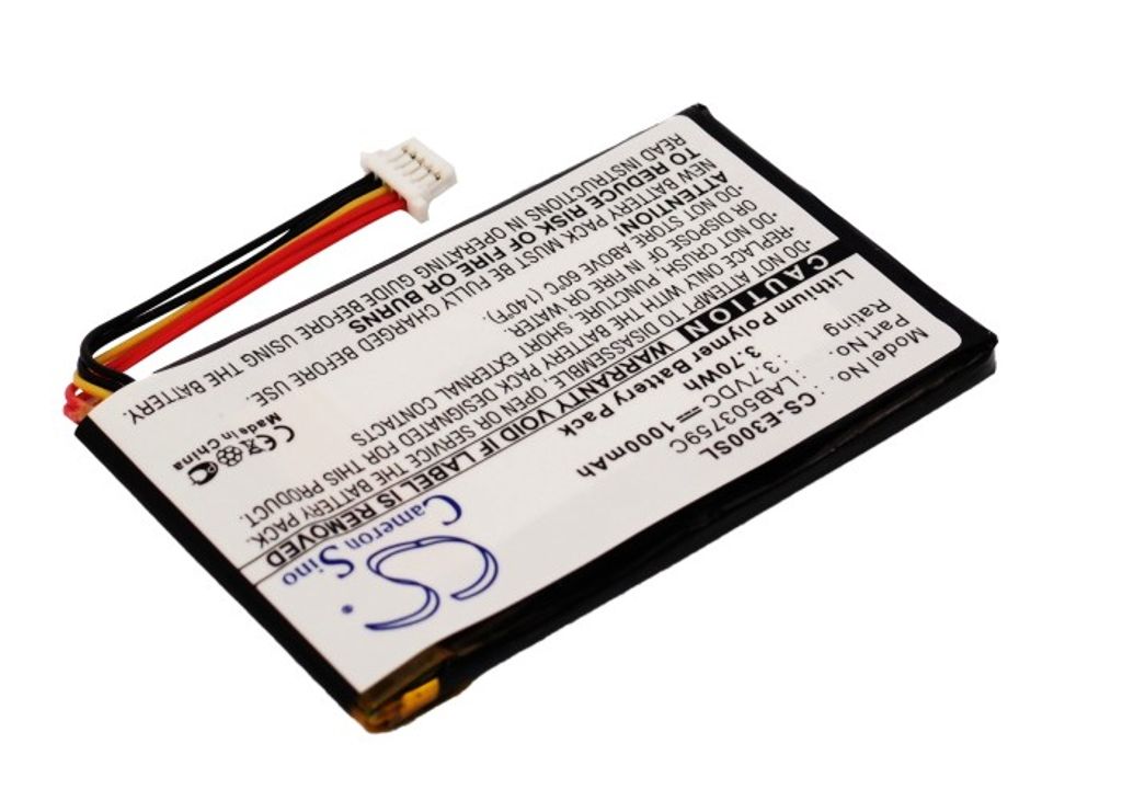 LAB503759C for Toshiba, 3.7V, 1000 mAh