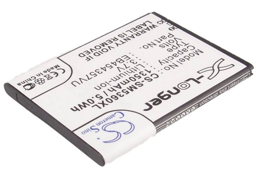 Samsung Wave Y, 3.6V (3.7V), 1300 mAh