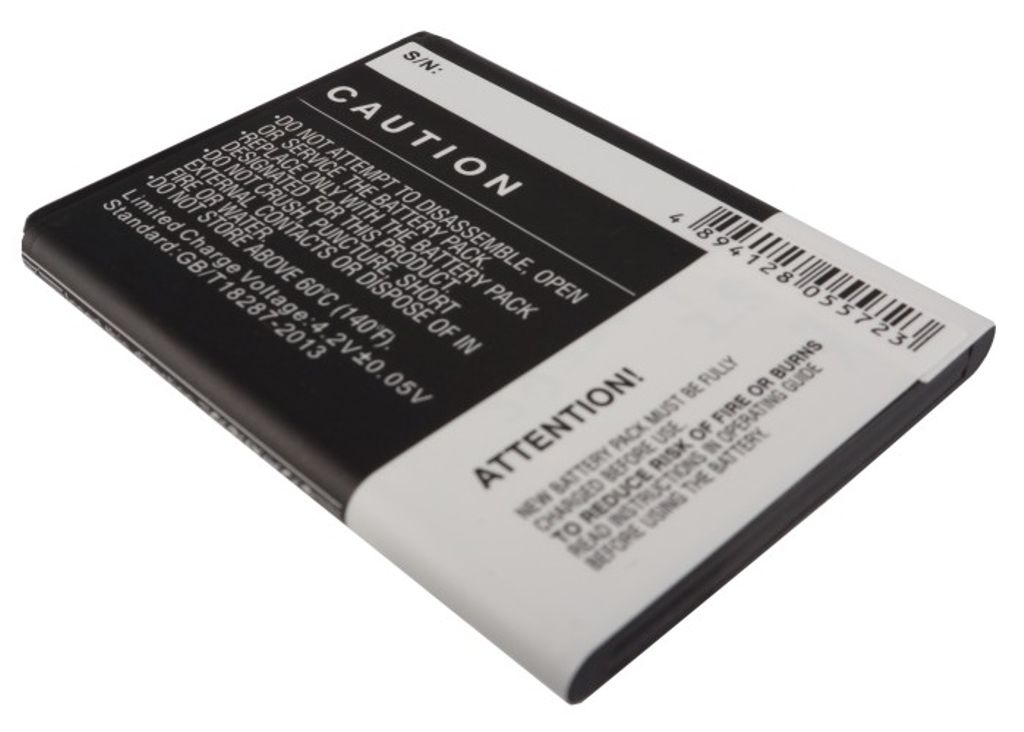 EB615268VK laitteelle Samsung, 3.6V (3.7V), 2500 mAh