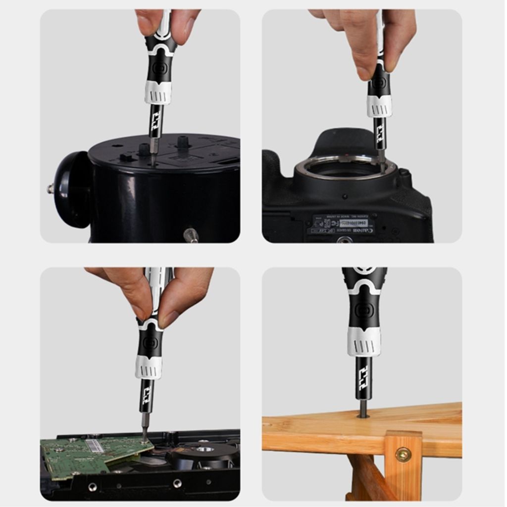 JAKEMY 32 i 1 presisjons skrutrekkersett med pinsett