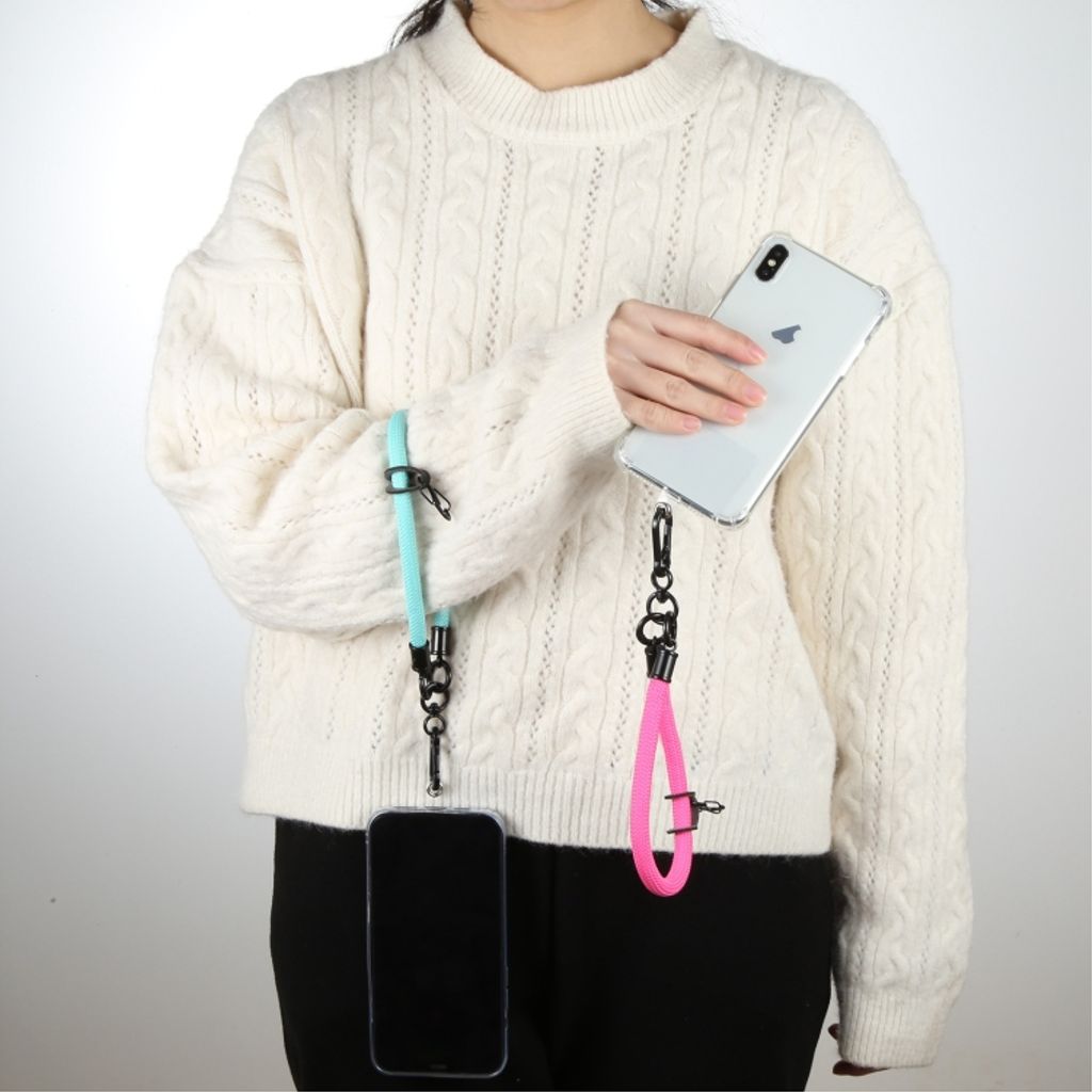 Universell håndleddsstropp for mobiltelefon – svart