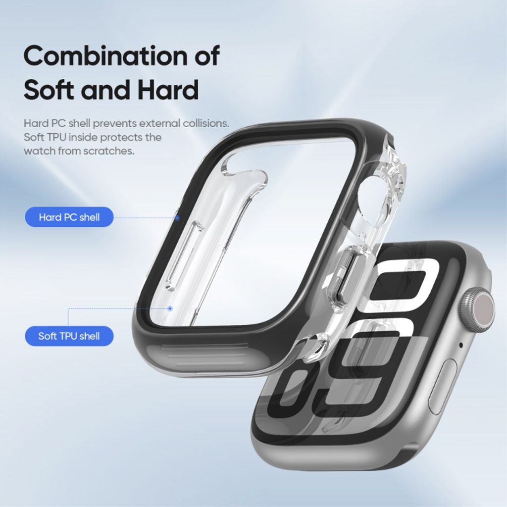 DUX DUCIS Apple Watch Series 10/11 46mm Cover – Sort