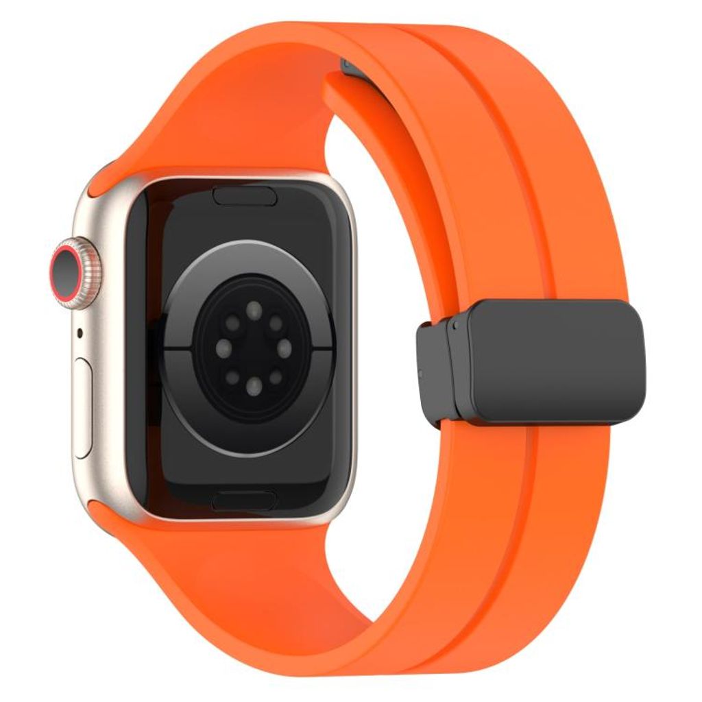 Apple Watch 46mm/49mm/45mm/44mm Silikone Urrem - Orange
