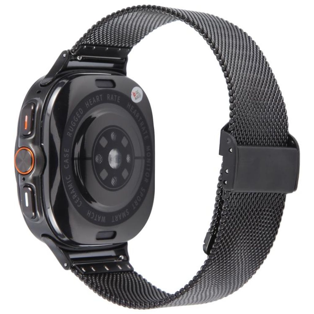 Samsung Galaxy Watch Ultra 2025/Ultra 47 mm Milanese-klokkerem – svart