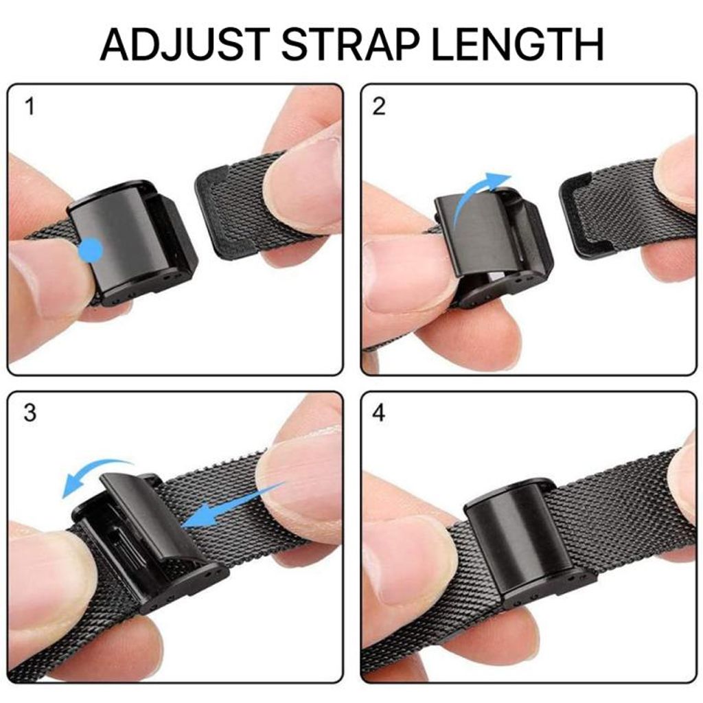 Samsung Galaxy Watch Ultra 2025/Ultra 47mm Klokkereim Milanese - Sølv