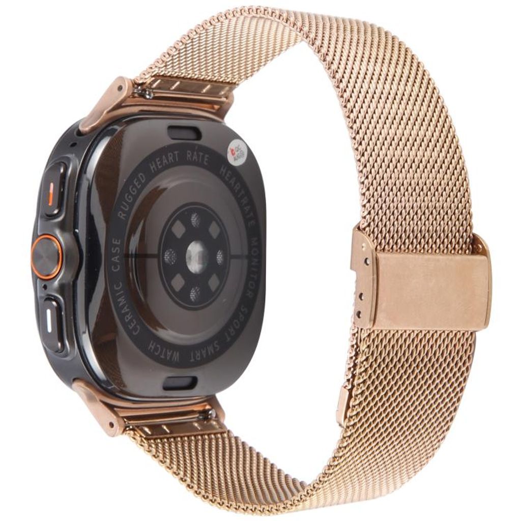 Samsung Galaxy Watch Ultra 2025/Ultra 47 mm Milanese klokkerem – Rosegull