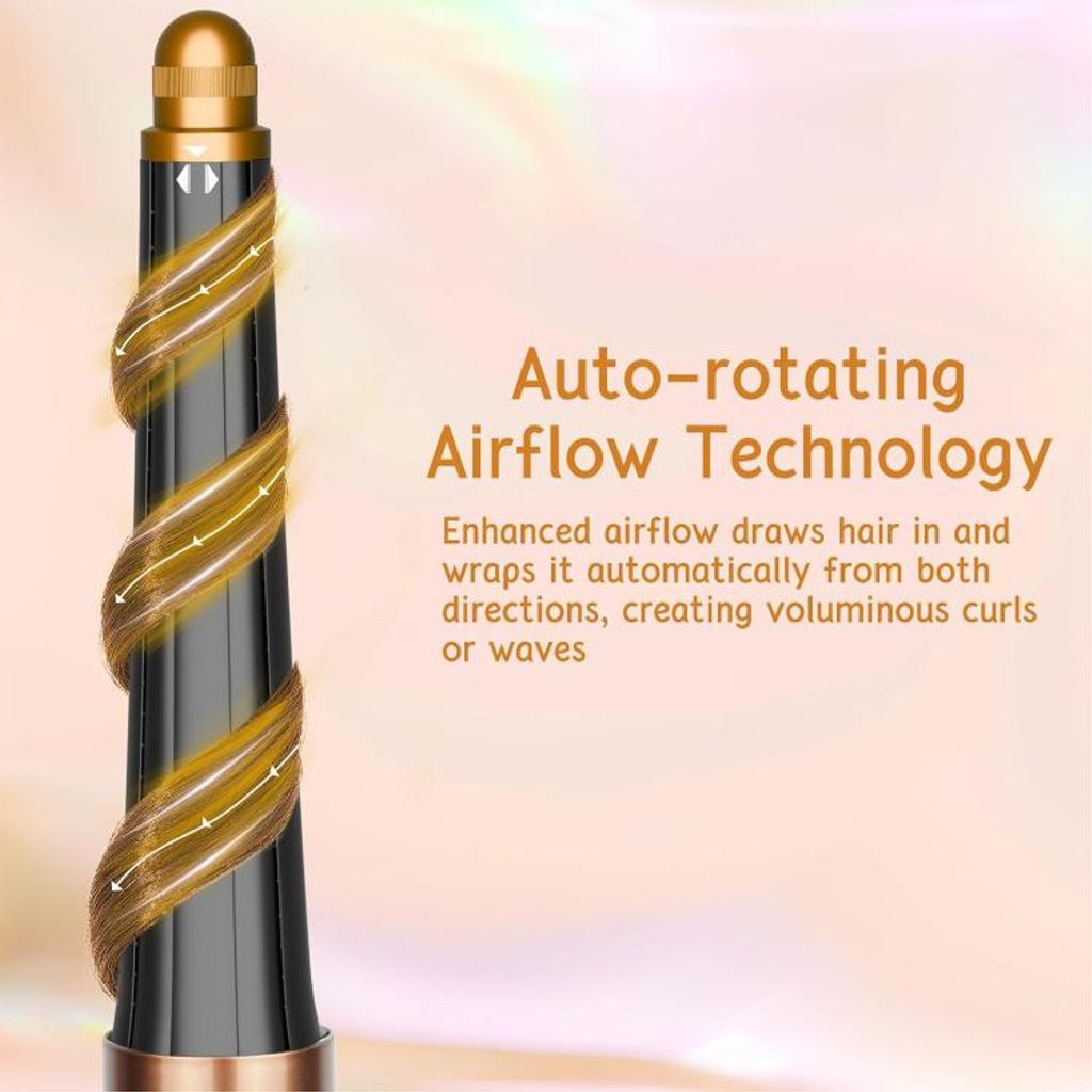 Konisk lokktilbehør til Dyson Airwrap HS01/HS05/HS08 – gull