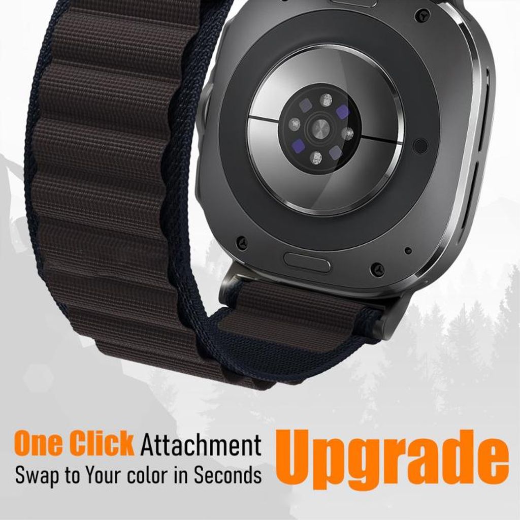 Samsung Galaxy Watch Ultra 2025/Ultra 47mm Klokkereim Nylon – Beige