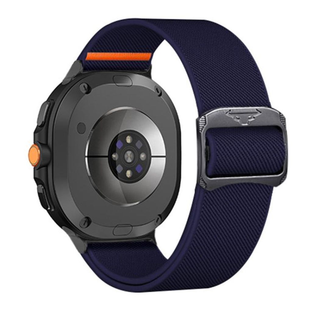 Samsung Galaxy Watch8/8 Classic nailonranneke kellolle - tummansininen