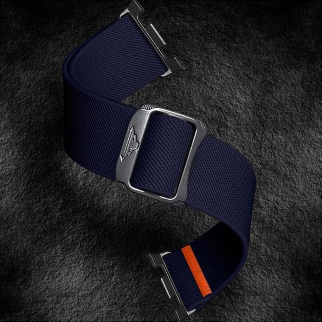 Samsung Galaxy Watch8/8 Classic nailonranneke kellolle - tummansininen