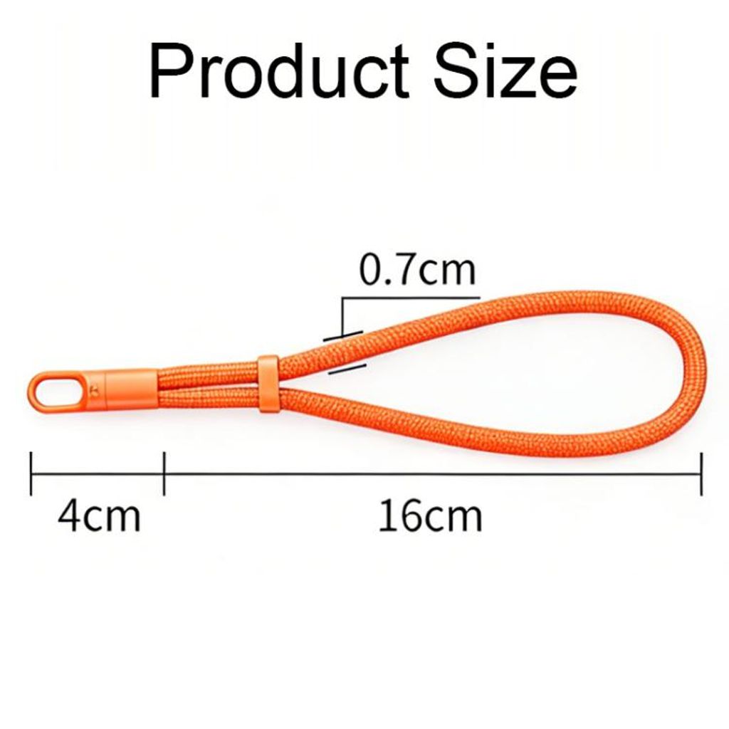 XDcase justerbar håndleddsstropp for mobiltelefon – svart