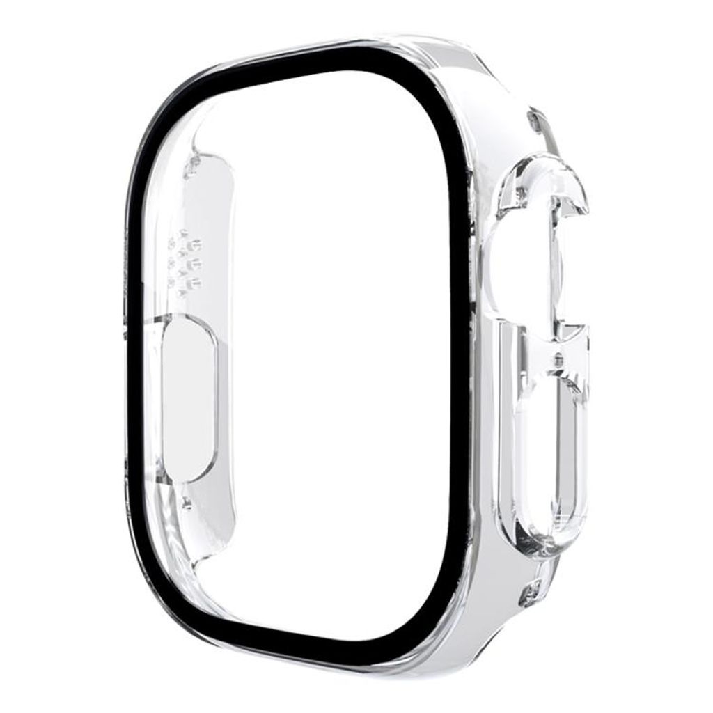 Apple Watch Series 11/10 46 mm deksel/skjermbeskytter i herdet glass/plast – gjennomsiktig