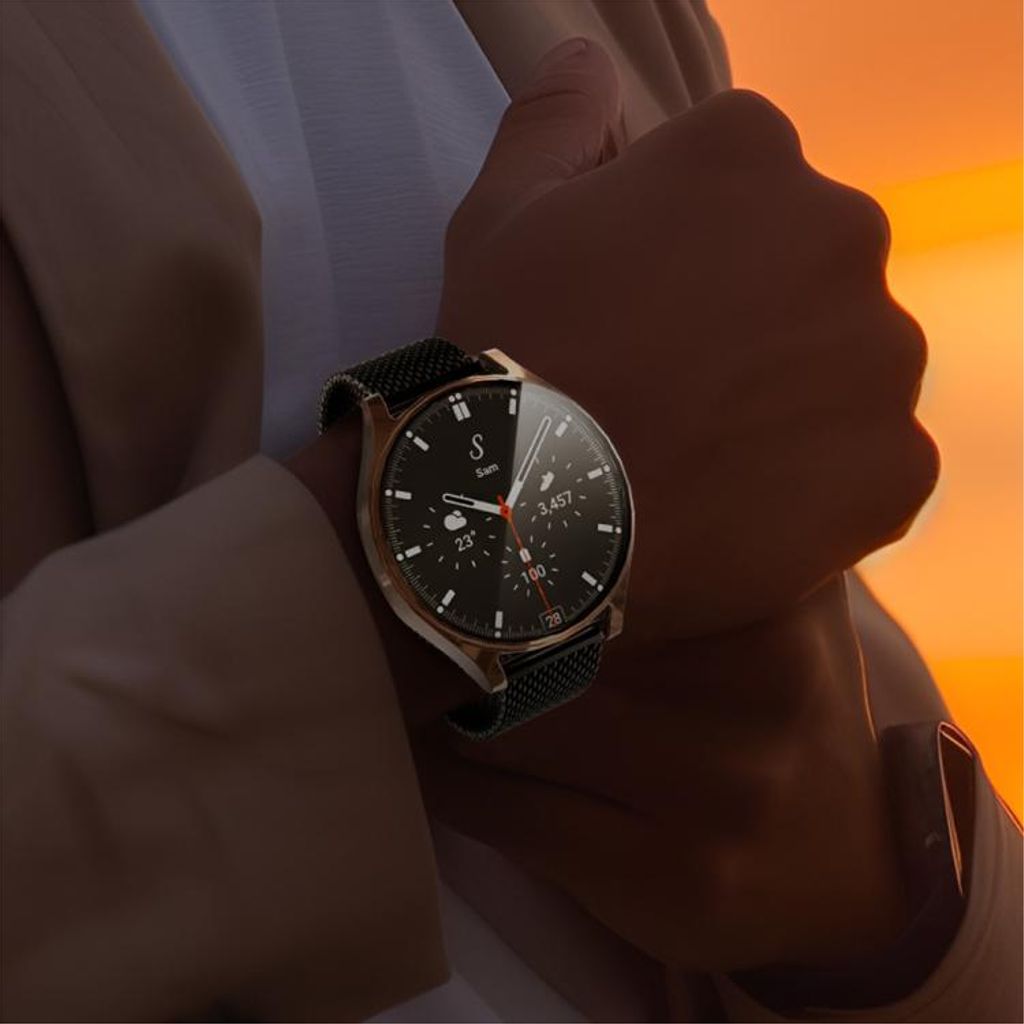 Samsung Galaxy Watch7 44mm cover Hærdet Glas/TPU – Lyserød