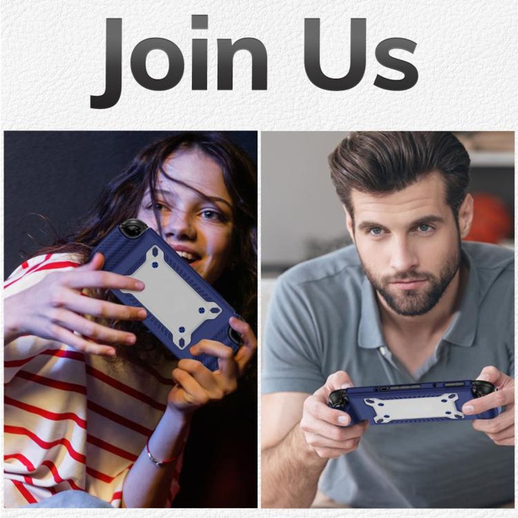 Nintendo Switch 2 Skal med plats för spelkasetter - Blå