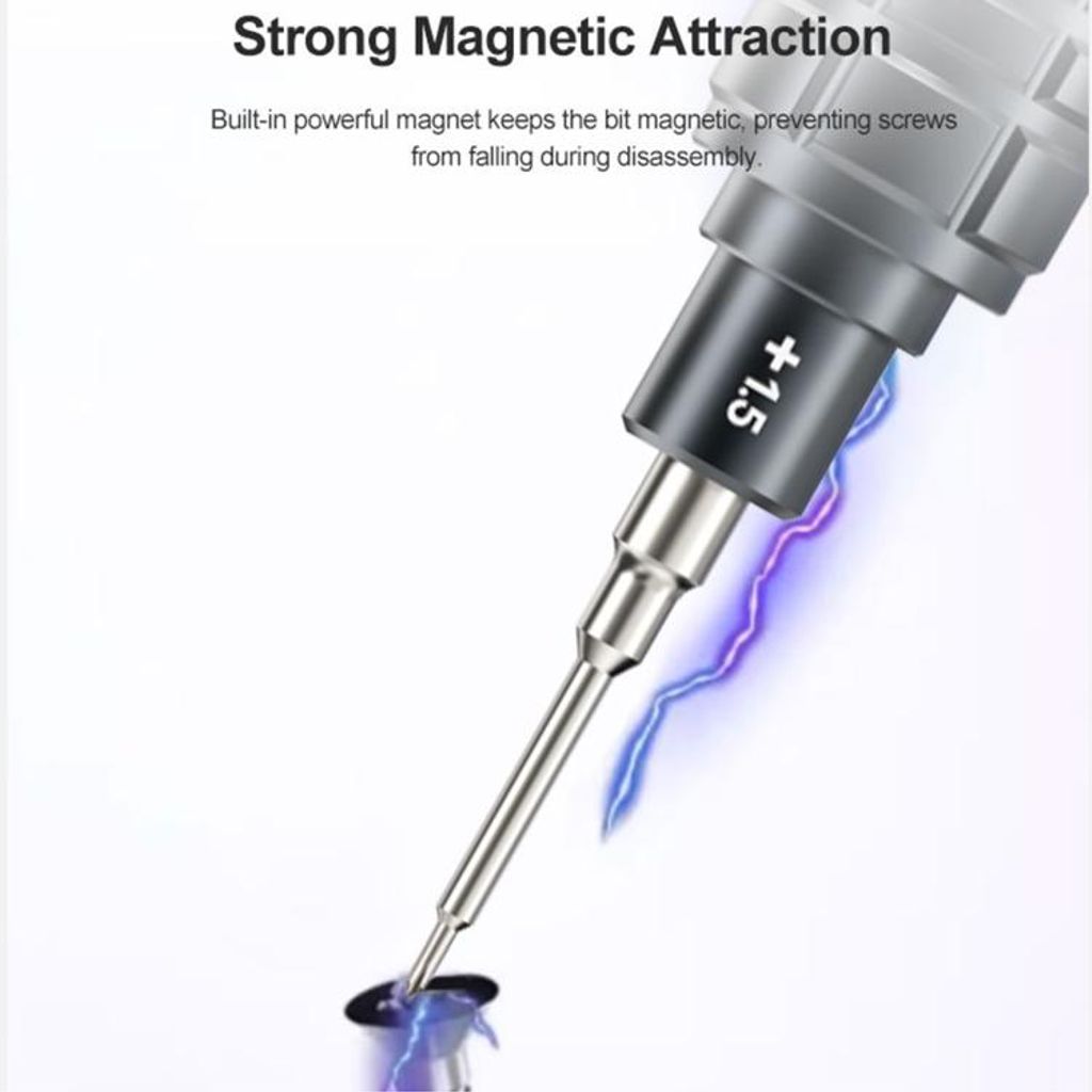 RELIFE RL-730A 5-i-1 skrutrekkersett i aluminiumslegering