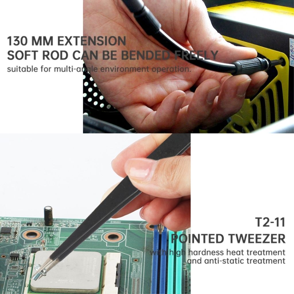 JAKEMY JM-8176 verktøysett for demontering av klokker og telefoner, 106-i-1