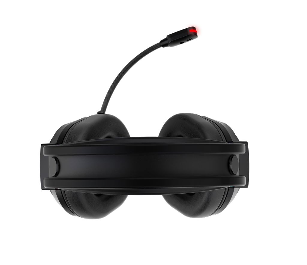 Outlet Deltaco Gaming DH220 stereo headset, USB, RGB - sort
