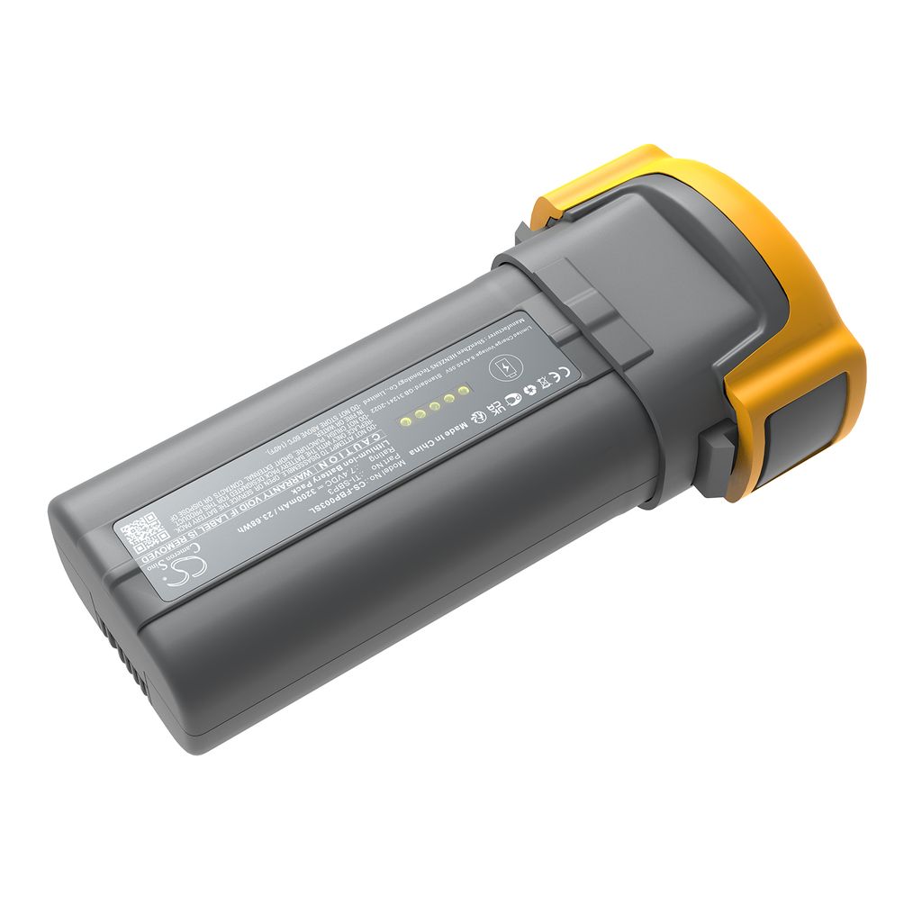 1653T1 för Fluke, 7.4V, 3200mAh
