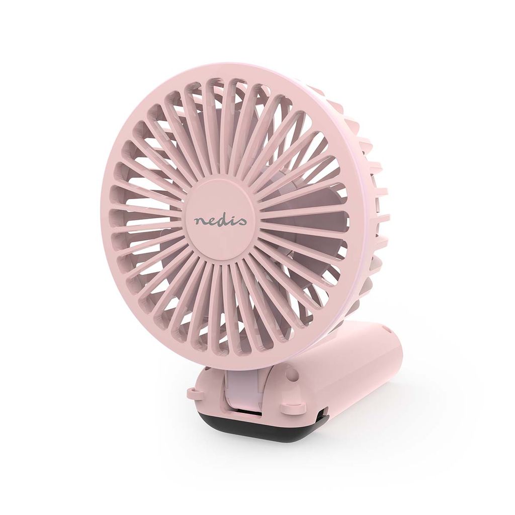 Nedis Handfläkt 90 mm, 6-Hastighet, Rosa