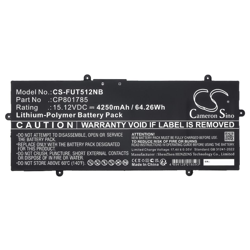 LifeBook U7512, 15.12V, 4250mAh