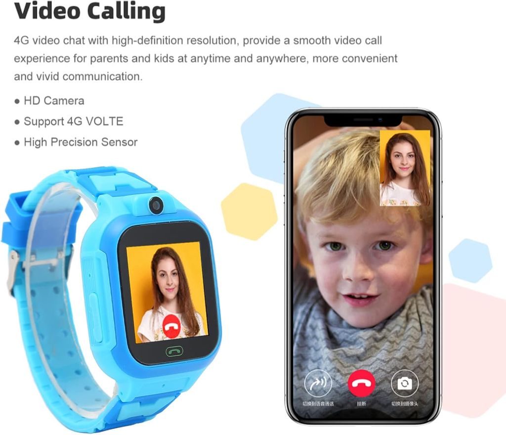 Kupphjørne SiGN Smartklokke Barn 4G, WiFi, GPS - Blå