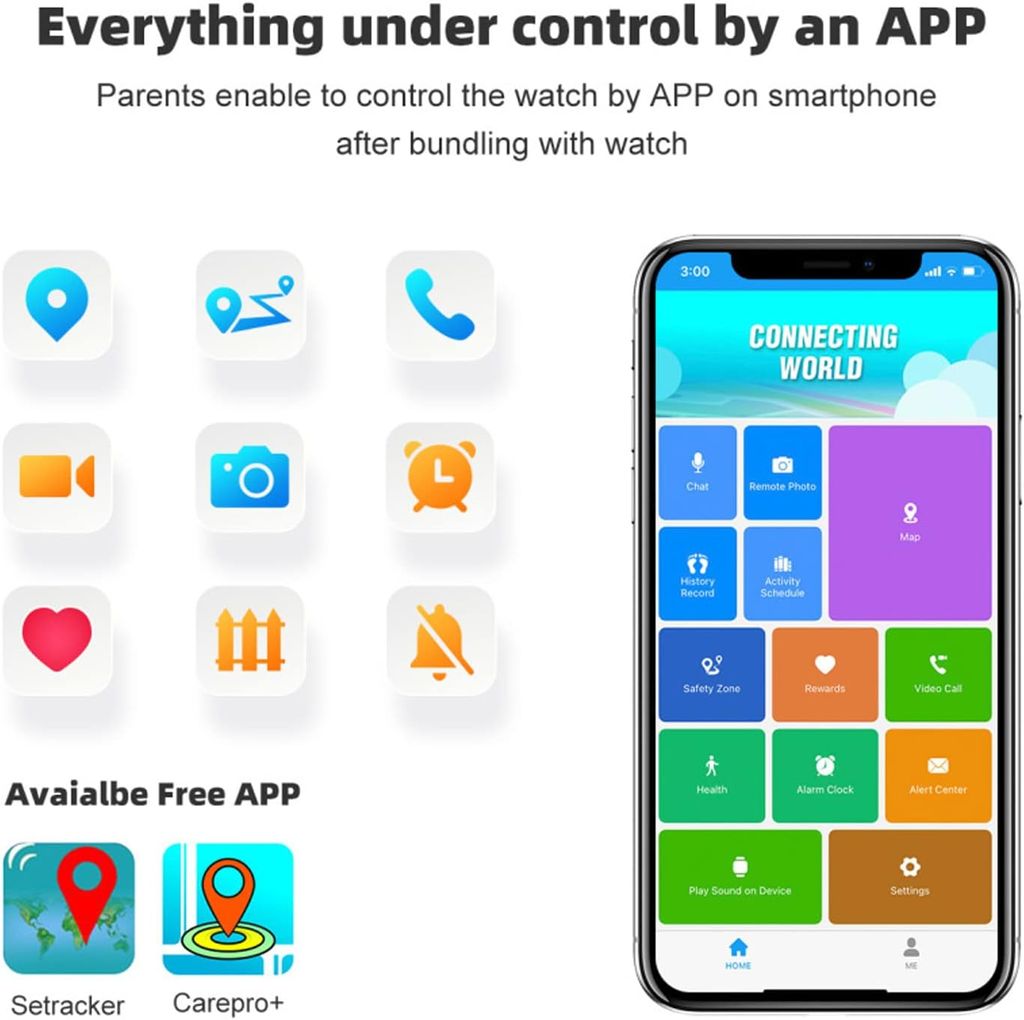 Kupphjørne SiGN Smartklokke Barn 4G, WiFi, GPS - Blå