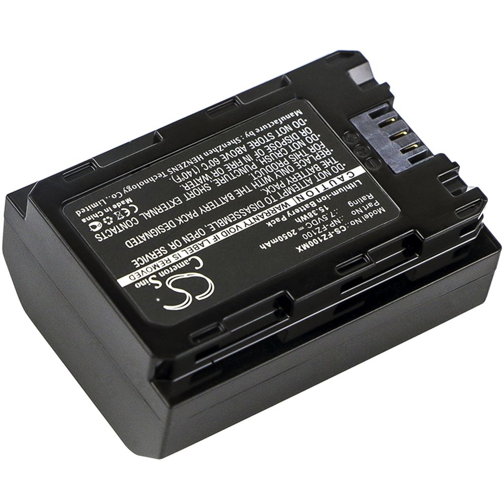 NP-FZ100 laitteelle Sony, 7.5V, 2050 mAh