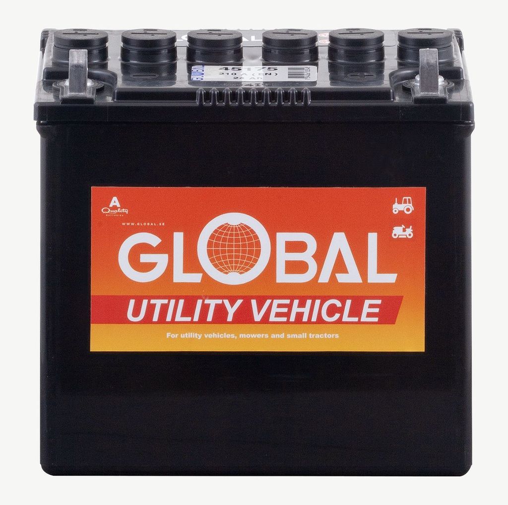 12V 12N24-3 MF batteri 24Ah 185 x 125 x 160 mm