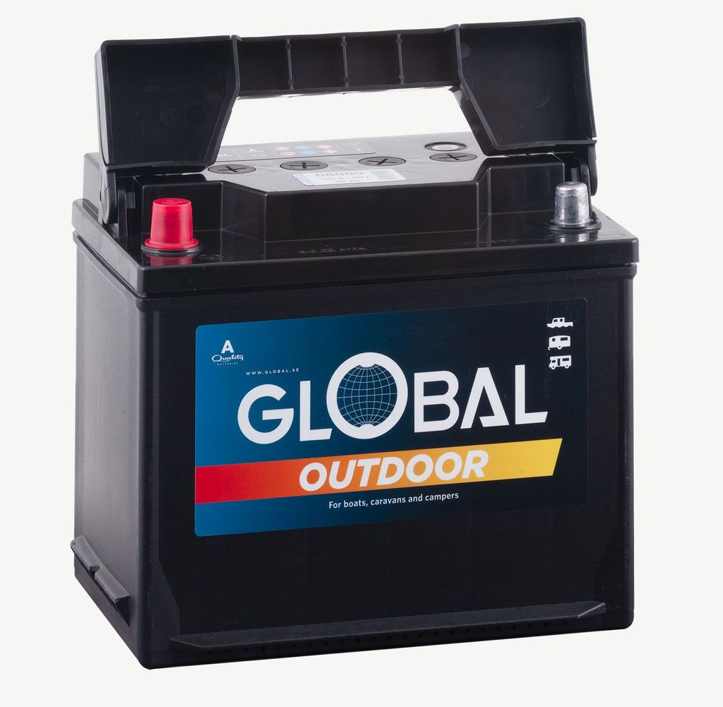 Global MF Fritidsbatteri 80Ah (Outdoor) 260 x 174 x 222 mm