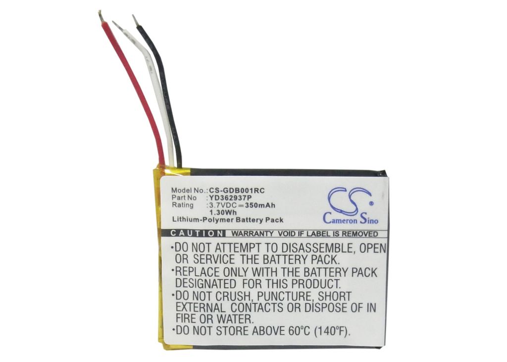 Gopro ARMTE-001, 3.6V (3.7V), 350 mAh