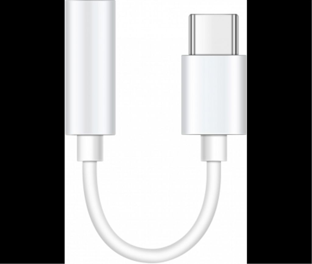 Mobeen by Samsung USB-C til 3,5 mm lydadapter – hvit