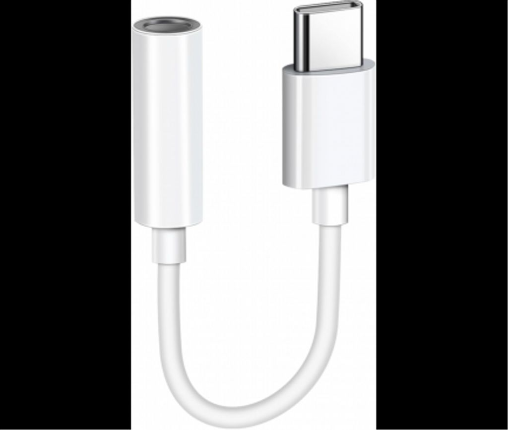 Mobeen by Samsung USB-C til 3,5 mm lydadapter – hvit