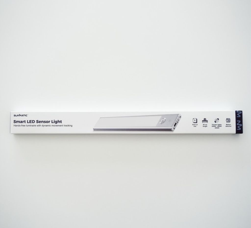 Sunmatic Sensorlampa LED 40cm 1-pack - för skåp & garderob - Rörelsesensor