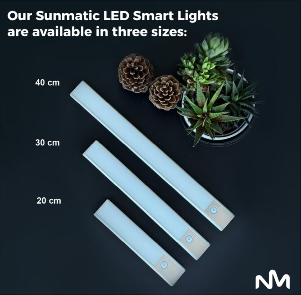 Sunmatic Sensorlampa LED 40cm 1-pack - för skåp & garderob - Rörelsesensor