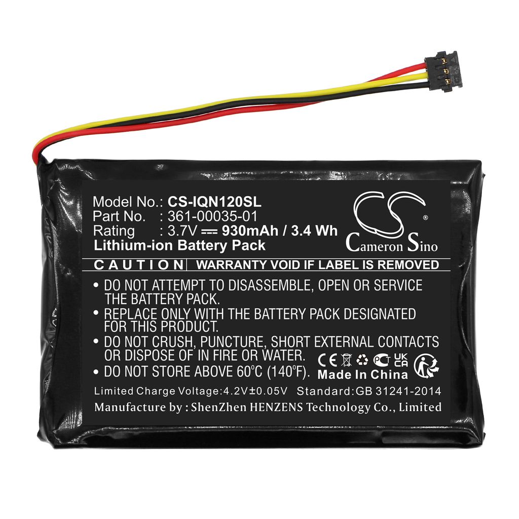 361-00035-01 für Garmin, 3.6(3.7V), 930 mAh