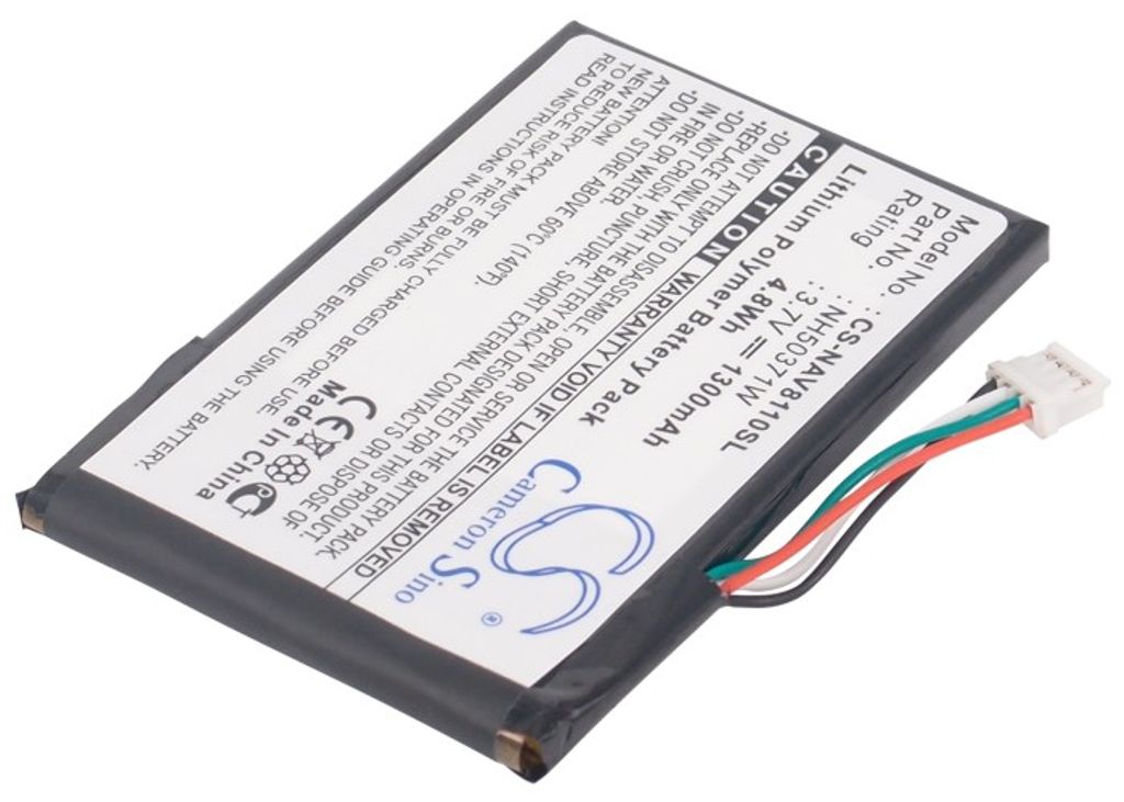 761NH50371W for Navigon, 3,6(3,7)V, 1300mAh
