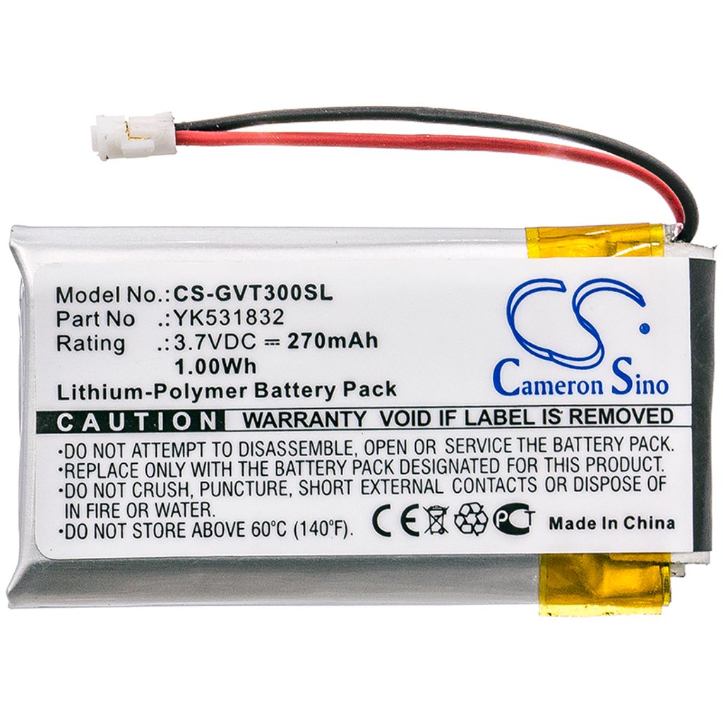 Golf Buddy VT3 GPS Rangefinder, 3.7V, 270 mAh