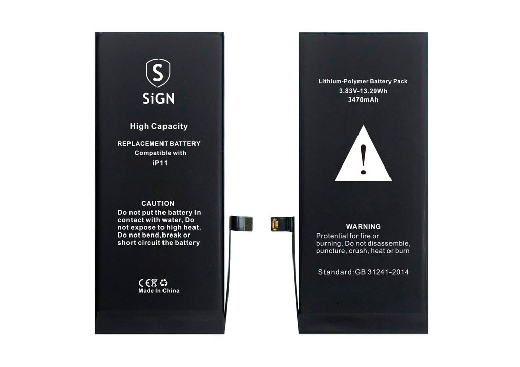 iPhone 11 højkapacitets batteri - 3470mAh